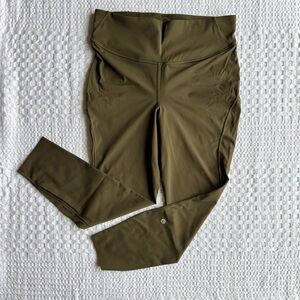 Lululemon Align High-Rise Pant Leggings Women’s 12 Military Olive Green EUC
